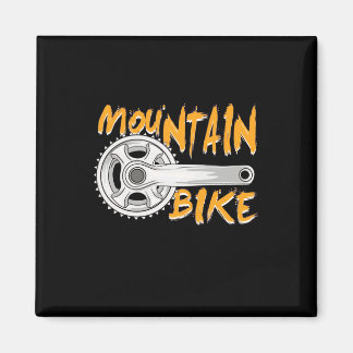 Mountain Bike Art Magnet