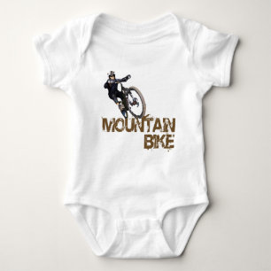 Mountain Bike Baby Bodysuit
