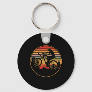 Mountain Bike Bicycle Biking Bicyclist Bike Riding Key Ring