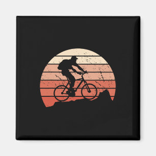 Mountain Bike Bicycle Retro Mtb Biking Cycling Bik Magnet