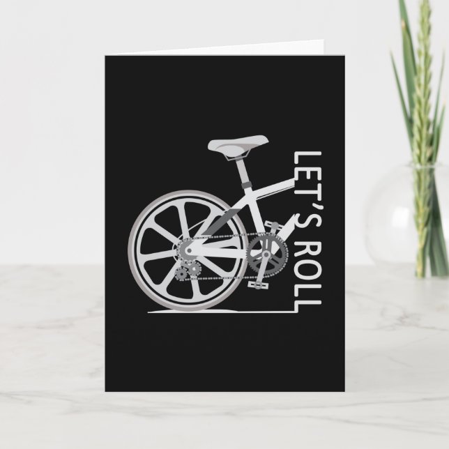 Mountain Bike Biking Bicycle Downhill MTB Gift Card (Front)