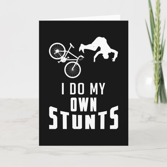 Mountain Bike Biking MTB Bicycle Downhill Gift Card (Front)