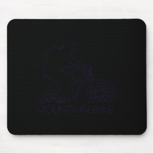 Mountain Bike Bmx Cool Bikers Gift Biking Top Tee Mouse Pad