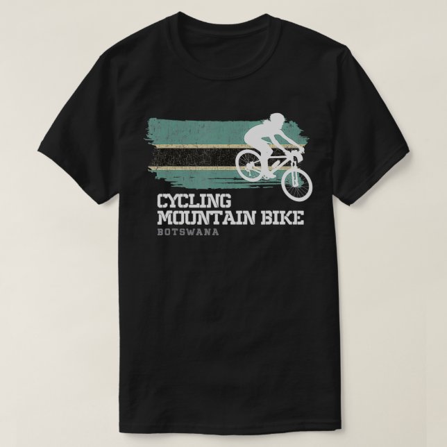 Mountain Bike Botswana MTB Biker Biking Womens cat T-Shirt (Design Front)