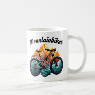 mountain bike coffee mug