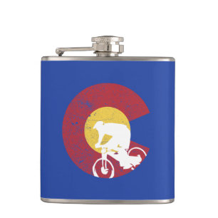 Mountain Bike Colorado Hip Flask
