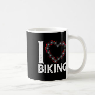 Mountain Bike Cycling Bicycle I Love Biking  Coffee Mug