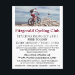 Mountain Bike, Cycling Club Advertising Flyer<br><div class="desc">Mountain Bike,  Cycling Club Advertising Flyers By The Business Card Store.</div>