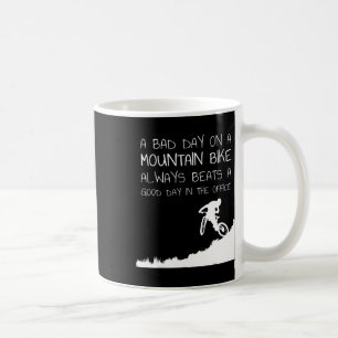Mountain Bike Cycling Jersey And Bicycle T Shirt Coffee Mug