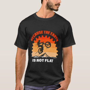 Mountain Bike Cycling Lover Design Bicycle Earth I T-Shirt