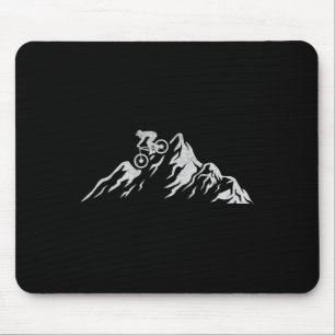 Mountain Bike Cyclists Cycling Downhill Bike Cycli Mouse Pad