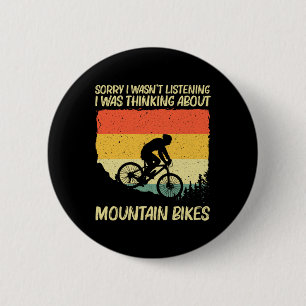 Mountain Bike Design For Men Women Mtb Mountain Bi 6 Cm Round Badge