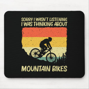 Mountain Bike Design For Men Women Mtb Mountain Bi Mouse Pad