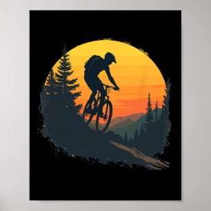 Mountain Bike Design For Men Women Mtb Mountain Bi Poster
