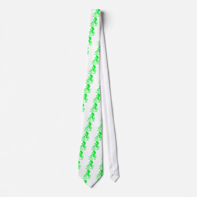 mountain bike design tie (Front)