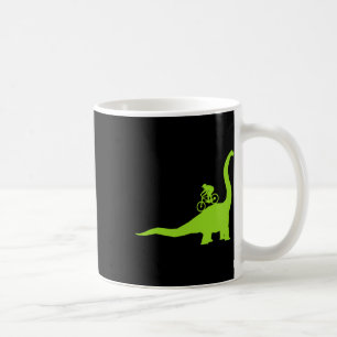 Mountain Bike Dinosaur Mtb Biker Cyclist  Coffee Mug