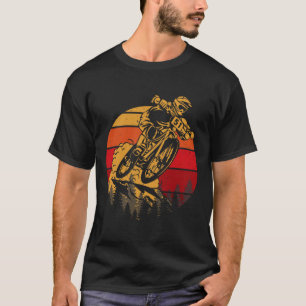 Mountain Bike Down Hill Mtb Biking Biker Motorcycl T-Shirt
