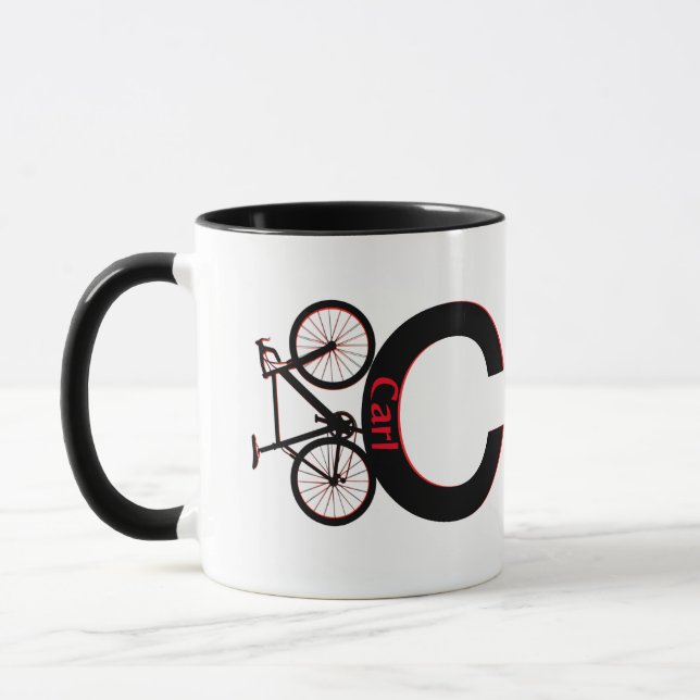 Mountain bike, downhill, bike mug (Left)