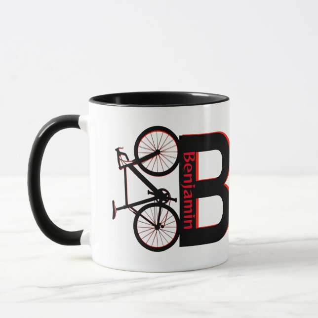 Mountain bike, downhill, bike mug (Left)