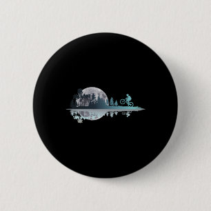 Mountain Bike Downhill Biking Cycling Biker  6 Cm Round Badge