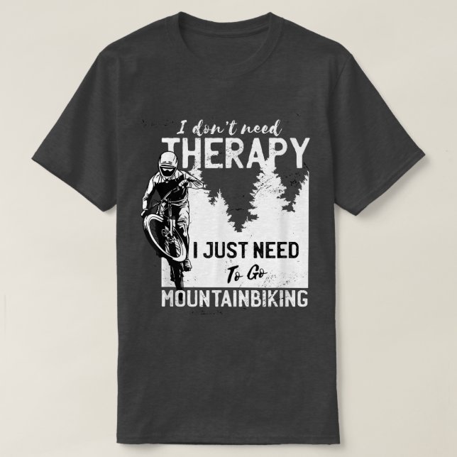 Mountain Bike Downhill MTB Biking Cycling Biker  T-Shirt (Design Front)