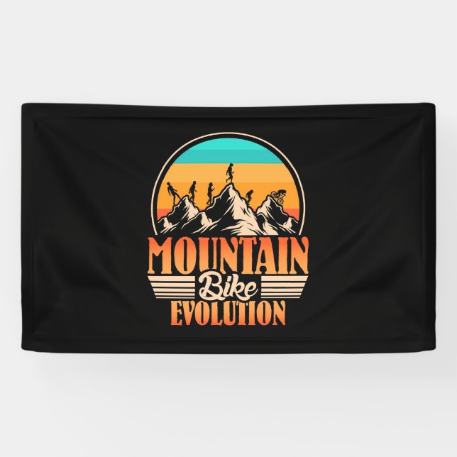 Mountain Bike Evolution Banner (Horizontal)