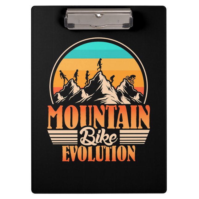 Mountain Bike Evolution Clipboard (Front)