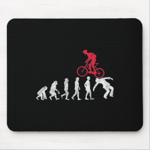 Mountain Bike Evolution Crash Funny Mtb Bicycle Ri Mouse Pad