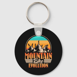 Mountain Bike Evolution Key Ring