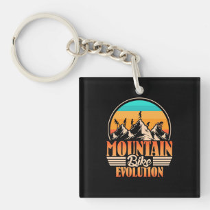 Mountain Bike Evolution Key Ring