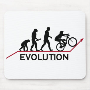 Mountain Bike Evolution Mouse Pad