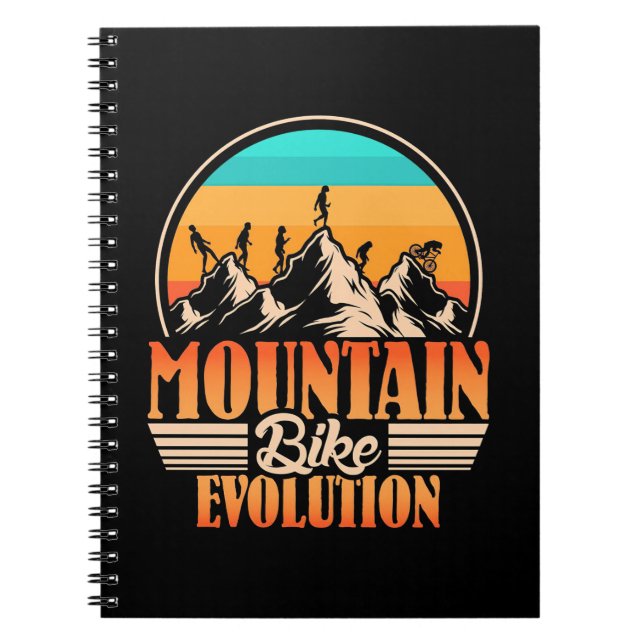 Mountain Bike Evolution Notebook (Front)