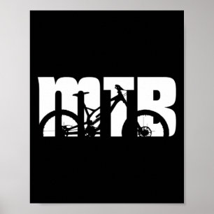 Mountain Bike For Men And Women Poster