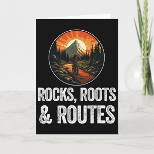 Mountain Bike For Mens Boys Womens Funny Mtb Bikin Card