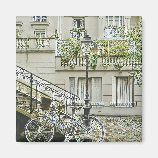 Mountain bike gifts magnet (Front)