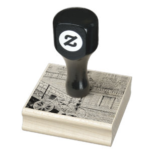 Mountain bike gifts rubber stamp