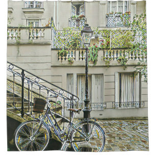 Mountain bike gifts shower curtain