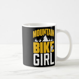 Mountain Bike Girl Mtb Mountainbike Biking Mountai Coffee Mug