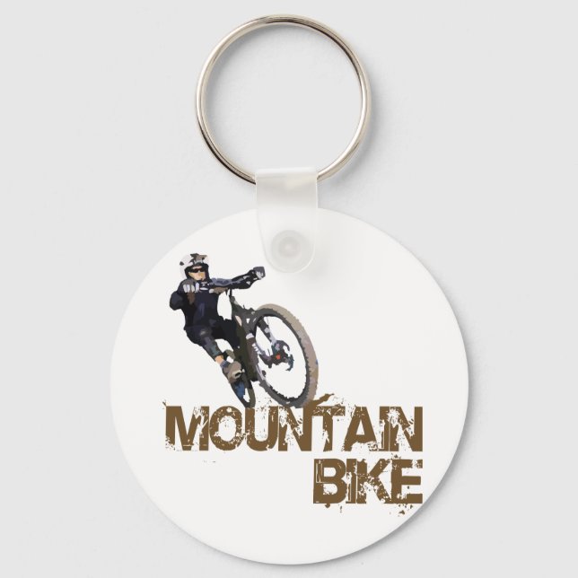 Mountain Bike Key Ring (Front)