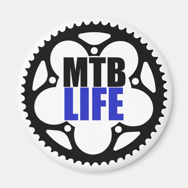 Mountain Bike Life Magnet (Front)