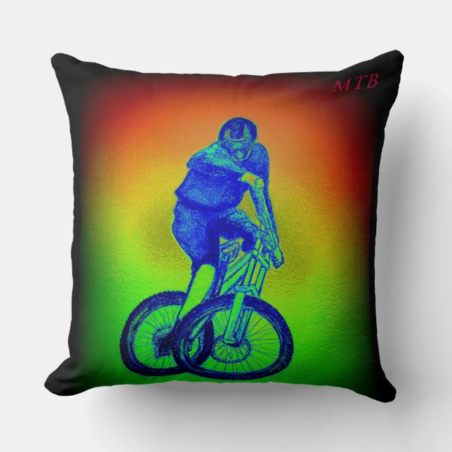 Mountain bike Llandegla mtb bmx Cushion (Front)