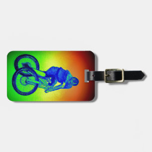 Mountain bike Llandegla mtb bmx Luggage Tag
