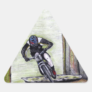 Mountain bike Llandegla mtb bmx Triangle Sticker