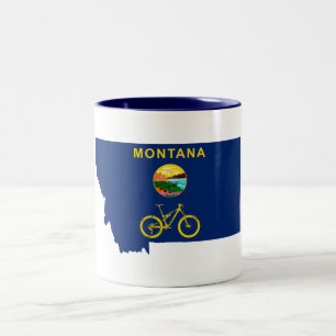 Mountain Bike Montana Two-Tone Coffee Mug