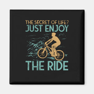 Mountain Bike Mountain Biker Magnet
