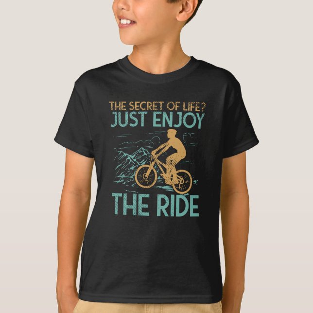 Mountain Bike Mountain Biker T-Shirt (Front)