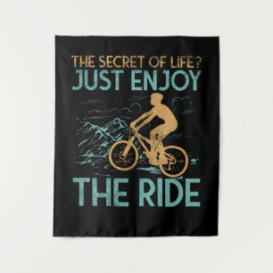Mountain Bike Mountain Biker Tapestry