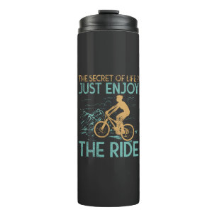 Mountain Bike Mountain Biker Thermal Tumbler