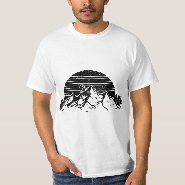 Mountain Bike MTB Bicycle Cycling Downhill Biking  T-Shirt (Front)