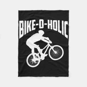 Mountain Bike Mtb Bicycle Mountain Bike Fleece Blanket